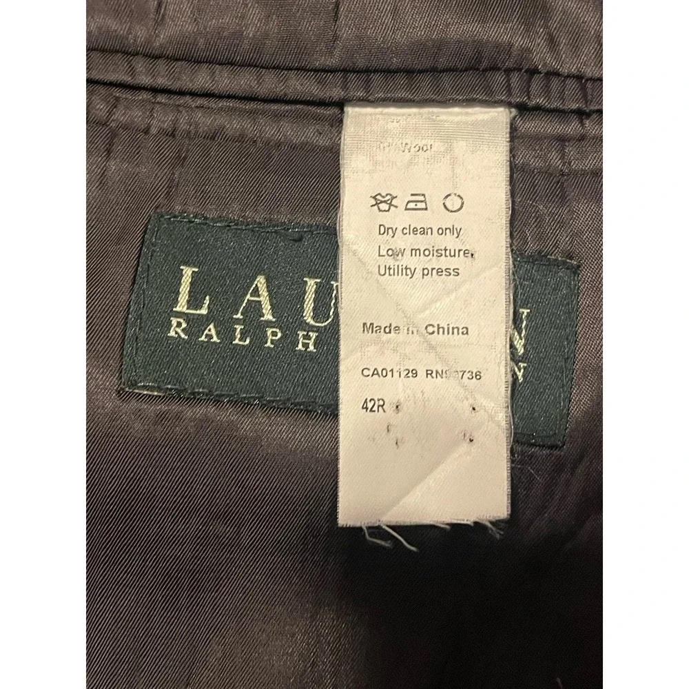 Lauren Ralph Lauren Men's Grey Blazer Sports Coat‎ Business  42 Regular